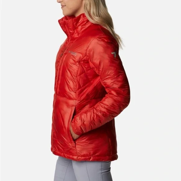 Columbia Titan Pass™ Double Wall™ Hybrid Jacket in Small Bold Orange - Picture 8 of 16